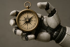 an image representing navigating using AI